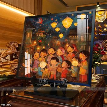 Tranh phong cảnh quê hương làng quê Việt Nam