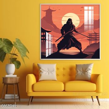 Tranh Samurai Nhật Bản