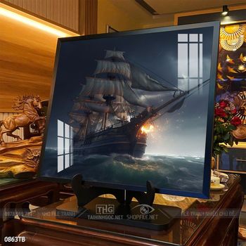 Tranh thuận buồm xuôi gió treo tường đẹp