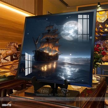 Tranh thuận buồm xuôi gió trang trí tường nhà