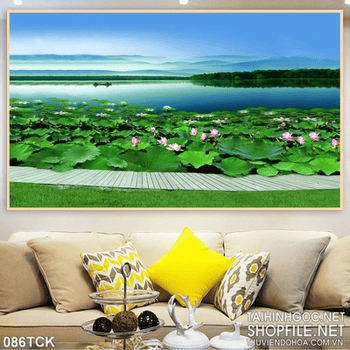 Tranh hồ hoa sen