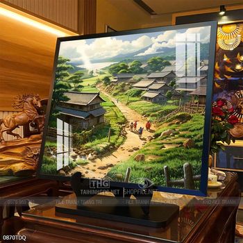 Tranh phong cảnh làng quê Việt Nam