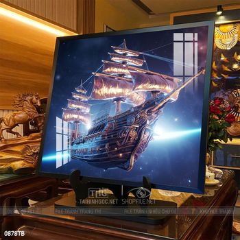 Tranh thuận buồm xuôi gió treo tường