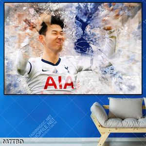 Tranh cầu thủ Son Heung Min