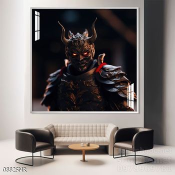 Mẫu Tranh chiến binh Samurai huyền thoại