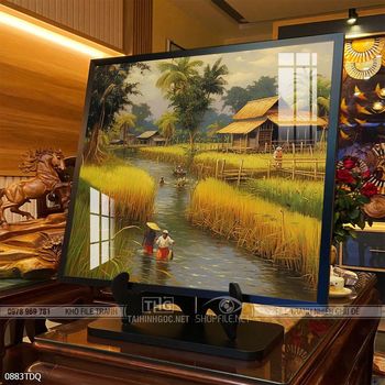 Tranh phong cảnh làng quê đẹp và ý nghĩa