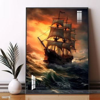 Tranh thuận buồm xuôi gió treo tường đẹp