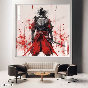 Tranh treo tường Samurai đẹp ấn tượng