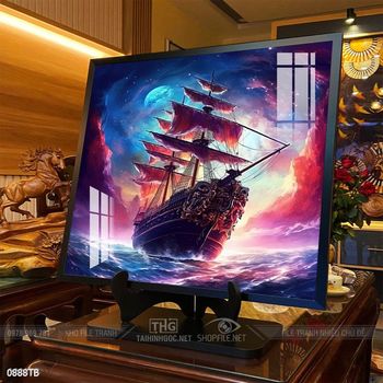 Tranh thuận buồm xuôi gió đẹp ấn tượng