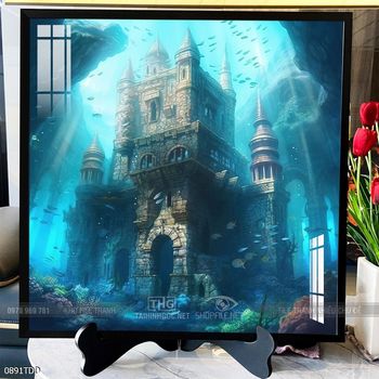 Tranh cá heo đẹp độc đáo