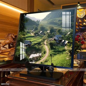 Tranh phong cảnh làng quê đẹp và ý nghĩa