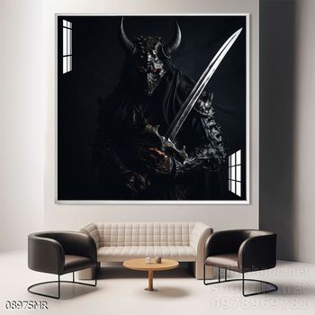 Tranh Samurai decor trang trí tường nhà trang trí tường