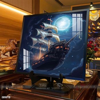 Tranh thuận buồm xuôi gió đẹp ấn tượng