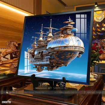 Tranh thuận buồm xuôi gió treo tường