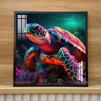 Tranh cá heo đẹp độc đáo