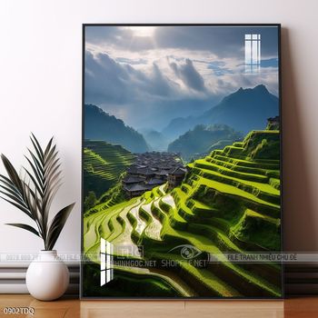 Tranh đồng quê đẹp nhất hiện nay