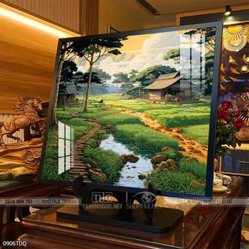 Tranh phong cảnh làng quê Việt Nam