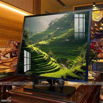 Tranh phong cảnh quê hương làng quê Việt Nam