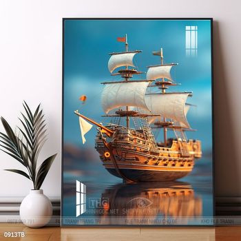 Tranh thuyền và biển