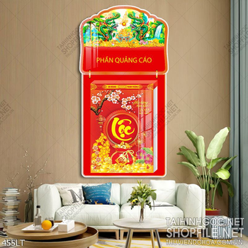 File Psd lịch tết cặp rồng xanh và tiền vàng