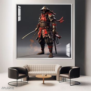 Tranh Samurai phong cách nghệ thuật