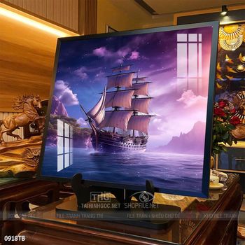 Tranh thuận buồm xuôi gió treo tường đẹp