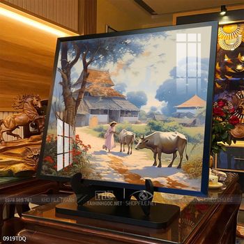 Tranh phong cảnh làng quê đẹp và ý nghĩa