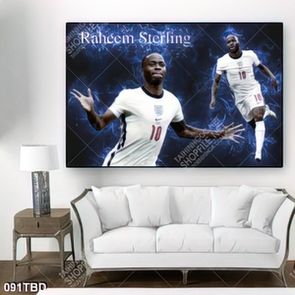 Tranh cầu thủ Raheem Sterling Tranh cầu thủ Raheem Sterling