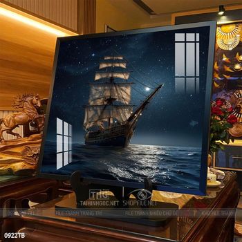 Tranh thuận buồm xuôi gió treo tường