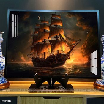 Tranh thuận buồm xuôi gió đẹp