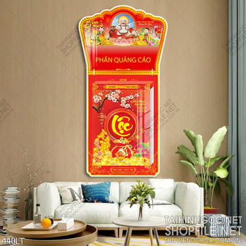 File PSD lịch tết chữ Lộc treo tường đón năm mới