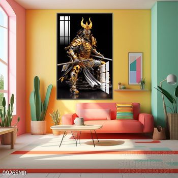 Mẫu tranh chiền binh Samurai décor trang trí tường đẹp độc đáo