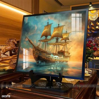 Tranh thuận buồm xuôi gió treo tường đẹp