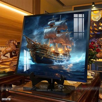 Tranh thuận buồm xuôi gió trang trí tường nhà