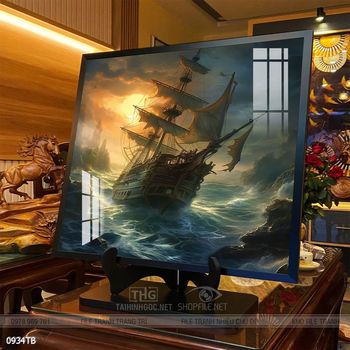 Tranh thuận buồm xuôi gió đẹp