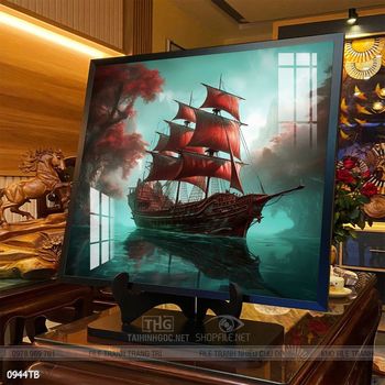 Tranh thuận buồm xuôi gió treo tường