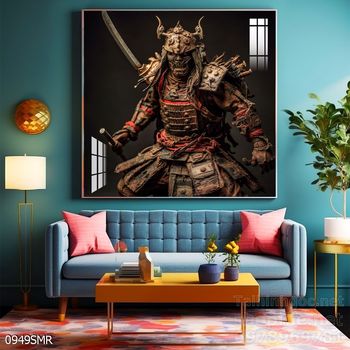 Mẫu tranh Samurai đẹp decor trang trí tường