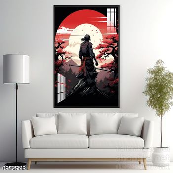 Mẫu tranh chiền binh Samurai décor trang trí tường đẹp độc đáo