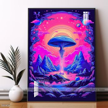 Tranh phi hành gia đẹp