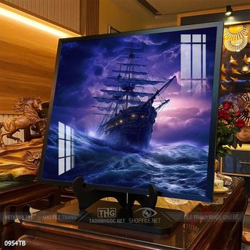 Tranh thuận buồm xuôi gió đẹp ấn tượng