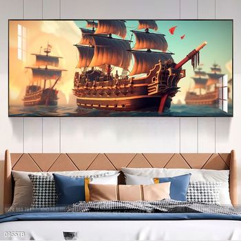 Tranh thuận buồm xuôi gió treo tường