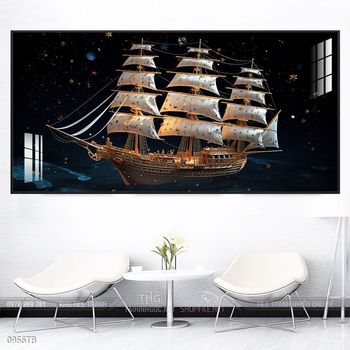 Tranh thuận buồm xuôi gió đẹp