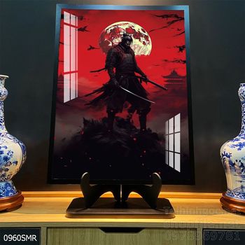 Mẫu tranh Samurai trang trí tường nhà