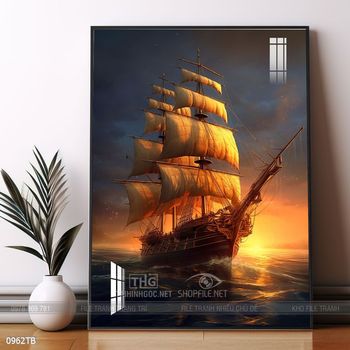 Tranh thuận buồm xuôi gió treo tường đẹp