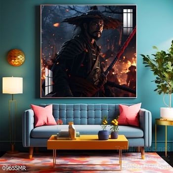 Tranh treo tường Samurai đẹp ấn tượng