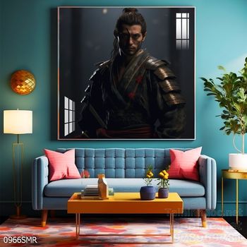 Mẫu tranh chiền binh Samurai décor trang trí tường đẹp độc đáo