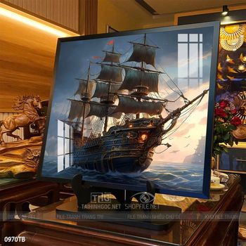 Tranh thuyền buồm và cảnh biển