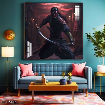 Tranh nghệ thuật treo tường chiến binh Samurai Nhật Bản