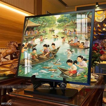 Tranh phong cảnh làng quê đẹp và ý nghĩa