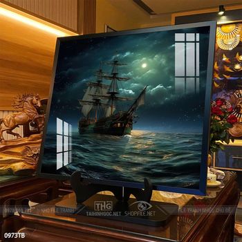 Tranh thuận buồm xuôi gió treo tường đẹp